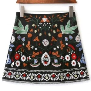 Embroidered Skirt